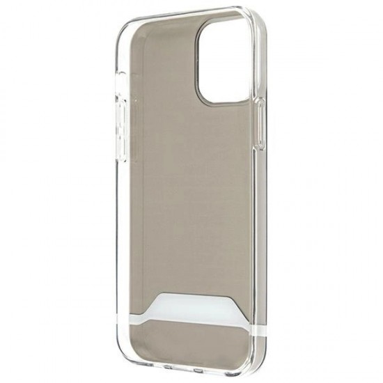 AMG Electroplate Black&White Case for iPhone 12 / 12 Pro - Transparent