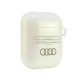 Audi IML Geometric Pattern Case for AirPods 1 / 2 - White