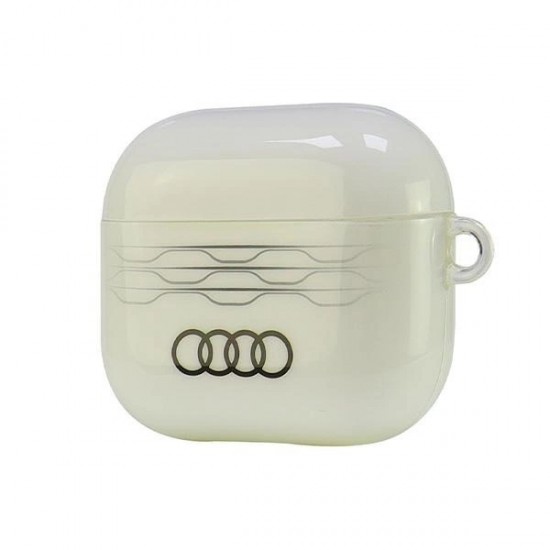 Audi IML Geometric Pattern AirPods 3 Case - White