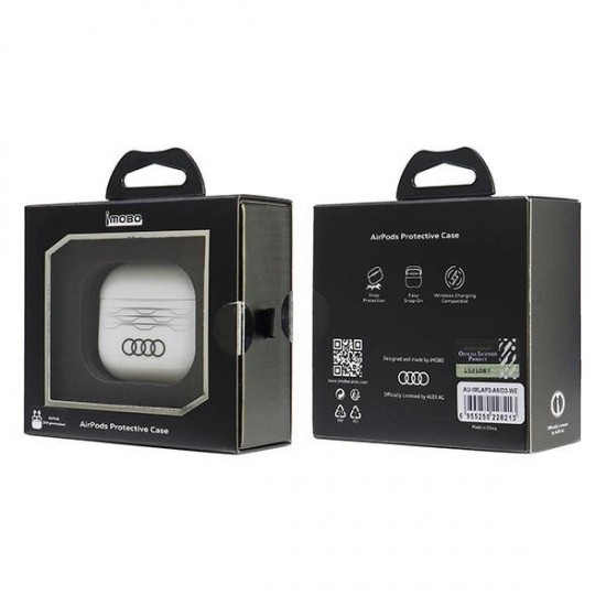 Audi IML Geometric Pattern AirPods 3 Case - White