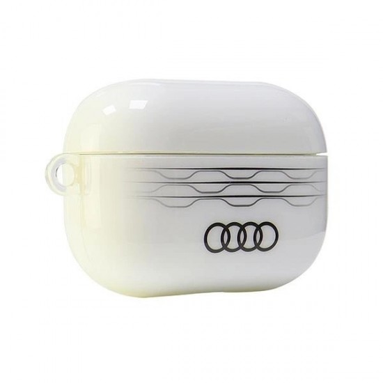 Audi IML Geometric Pattern Case for AirPods Pro 2 - White