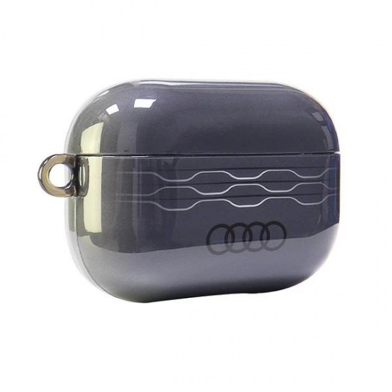 Audi IML Geometric Pattern AirPods Pro 2 Case - Gray