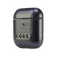 Audi Leather Big Logo Case for AirPods 1 / 2 - Black