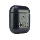 Audi Leather Big Logo Case for AirPods 1 / 2 - Black