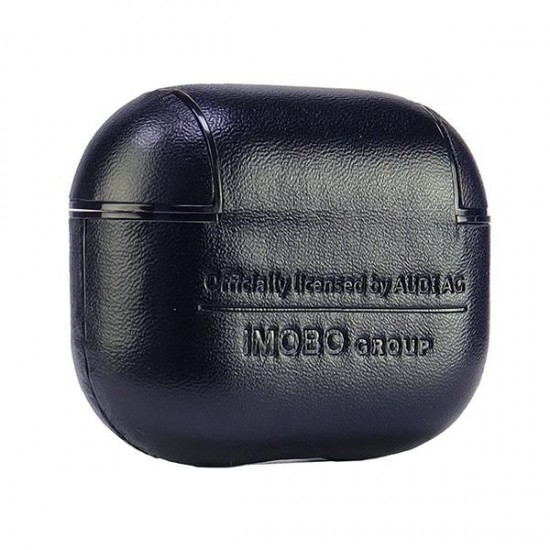 Audi Leather Big Logo Case for AirPods 3 - Black