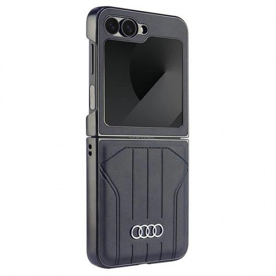 Audi Synthetic Leather MagSafe Case for Samsung Galaxy Z Flip 6 - Black