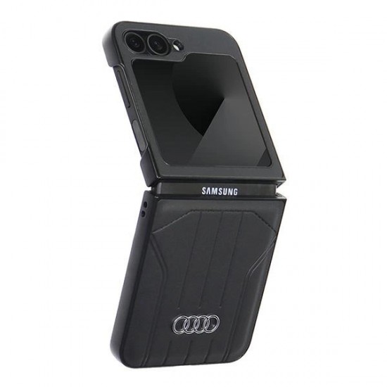 Audi Synthetic Leather MagSafe Case for Samsung Galaxy Z Flip 6 - Black