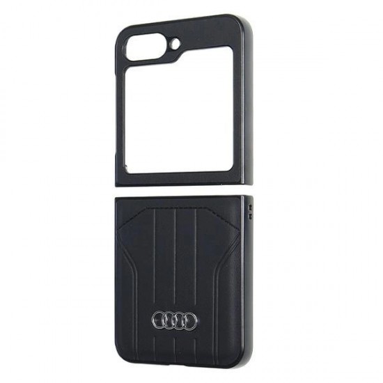 Audi Synthetic Leather MagSafe Case for Samsung Galaxy Z Flip 6 - Black