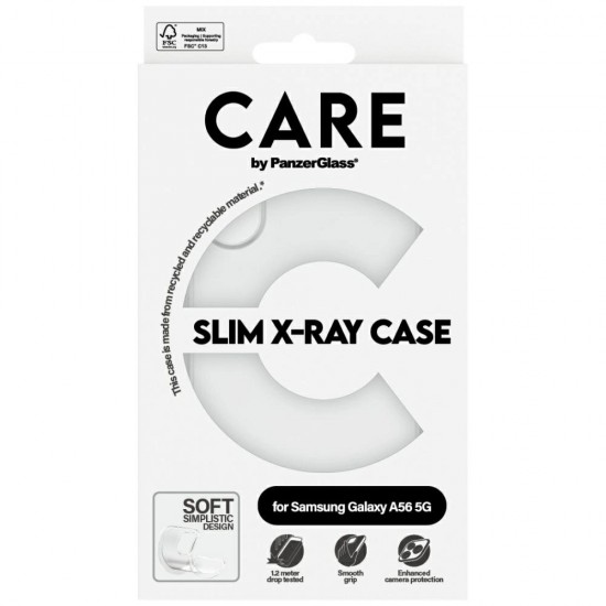 CARE by PanzerGlass Fashion X-Ray Case for Samsung Galaxy A56 5G - Transparent