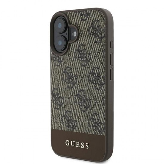 Guess 4G Bottom Stripe Case for iPhone 16 Plus 6.7
