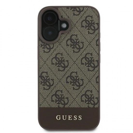 Guess 4G Bottom Stripe Case for iPhone 16 Plus 6.7