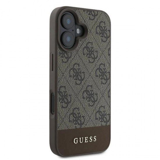 Guess 4G Bottom Stripe Case for iPhone 16 Plus 6.7