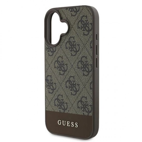 Guess 4G Bottom Stripe Case for iPhone 16 Plus 6.7