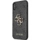 Guess 4G Big Metal Logo iPhone X/XS Case - Gray