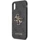 Guess 4G Big Metal Logo iPhone X/XS Case - Gray