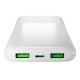 Powerbank Puro DAILY 10 PLUS 10000mAh 2x USBA / 1x USB-C 22.5W - white