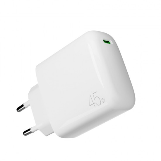 Puro PROLITE 45W USB-C Wall Charger - White