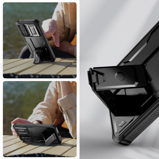 Tech-Protect Kevlar Cam+ Case for Samsung Galaxy A56 5G - Black