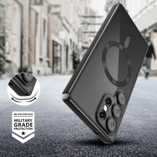 Tech-Protect MagFlex Case for Samsung Galaxy S25 Ultra - Clear Black