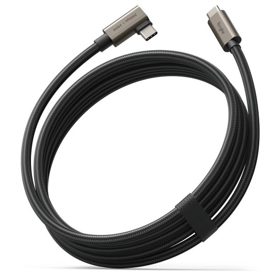 Ringke 3.2 gen. 2x2 USB-C, PD 3.1 240W 2m angled cable - black