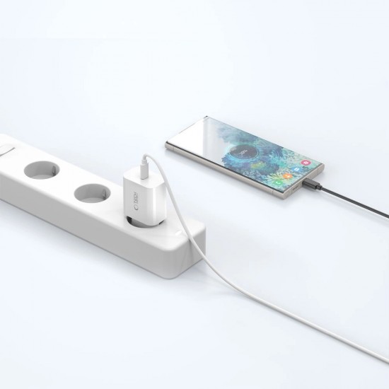 Tech-Protect NC20W wall charger USB-C port - white