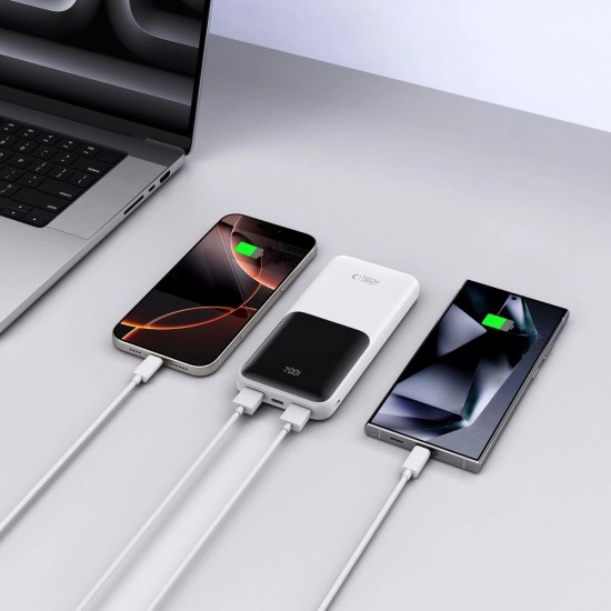 Powerbank Tech-Protect PB01 10000mAh 22.5W - white