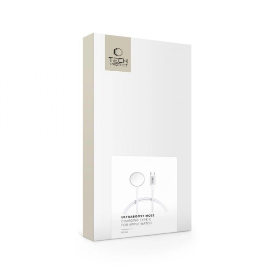 Tech-Protect UltraBoost USB-C Inductive Charger for Apple Watch 1m - White