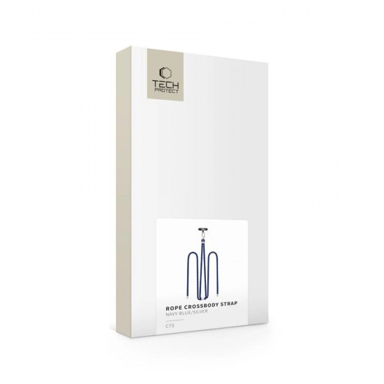 Tech-Protect C7S Rope Crossbody Leash - Navy Blue