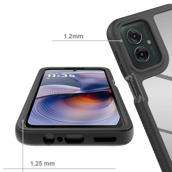 Tech-Protect Defense Case for Motorola Moto G15 / G15 Power / G05 / E15 - Black