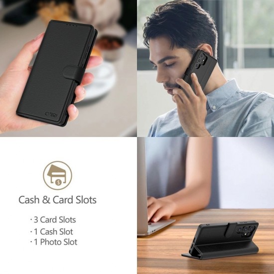 Tech-Protect Wallet Case for Realme 14 Pro 5G - Matte Black
