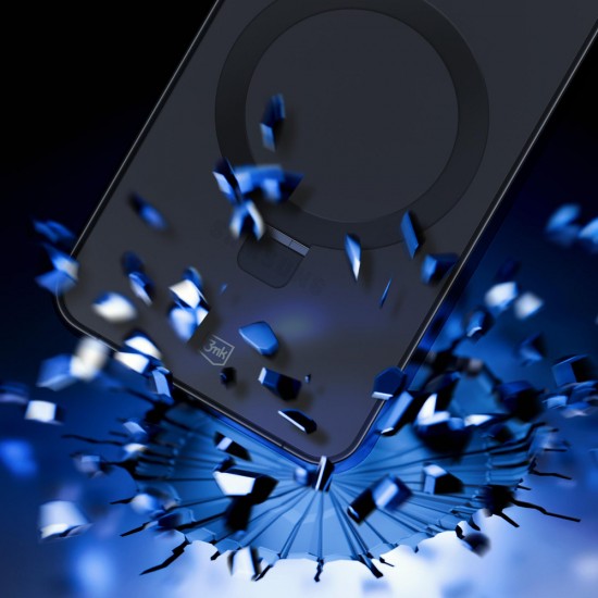 3mk Smoke Case Mag&Stand for Samsung Galaxy S25 - black