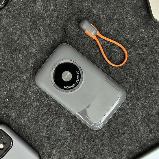 Powerbank Dudao K21 Mini 10000mAh 22.5W USB-A / USB-C - gray