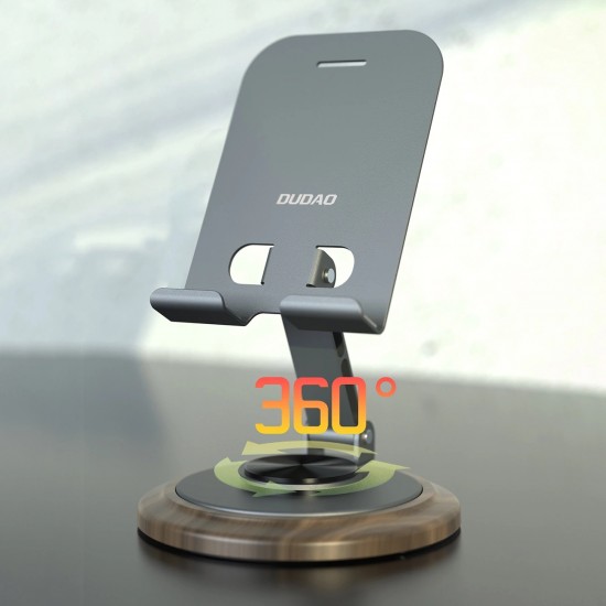 Dudao F17M 360° metal phone stand - gray