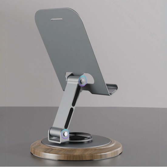 Dudao F17M 360° metal phone stand - gray