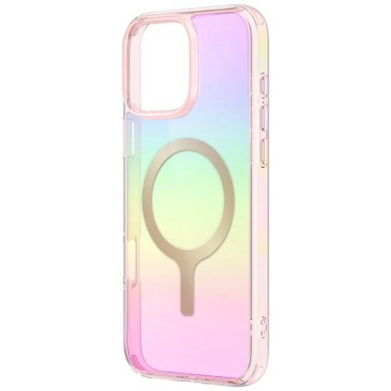 Uniq Iridescia Magclick Charging Case for iPhone 16 Pro Max - Pink
