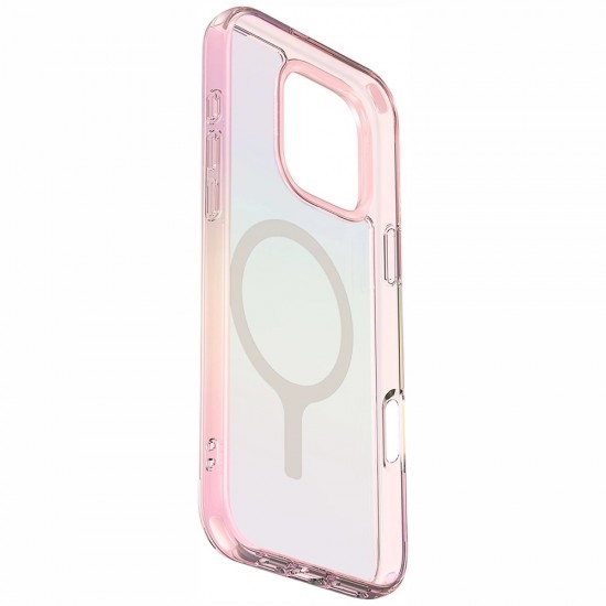 Uniq Iridescia Magclick Charging Case for iPhone 16 Pro Max - Pink