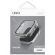 Uniq Voute Tempered Glass Case for Apple Watch 10 42 mm - Silver