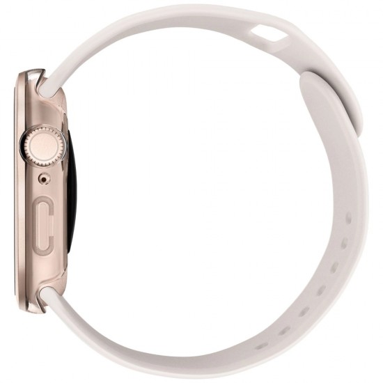 Uniq Voute Tempered Glass Case for Apple Watch 10 46mm - Rose Gold