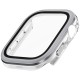 Uniq Voute tempered glass case for Apple Watch 10 46 mm - silver