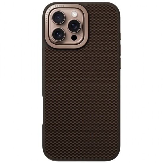 Uniq Keva Max Magclick Charging Camera Stand Case for iPhone 16 Pro Max - Brown