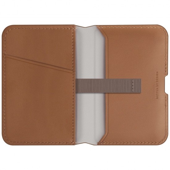 Uniq Lyden DS RFID Magnetic Wallet with Phone Stand - Brown