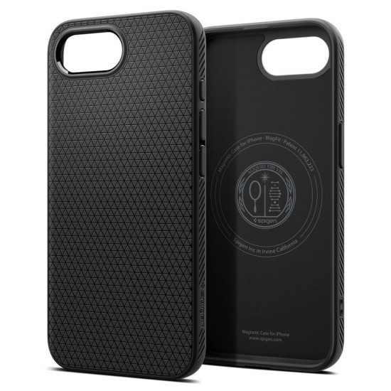 Spigen Liquid Air Mag MagSafe Case for iPhone 16e / 17e - Matte Black