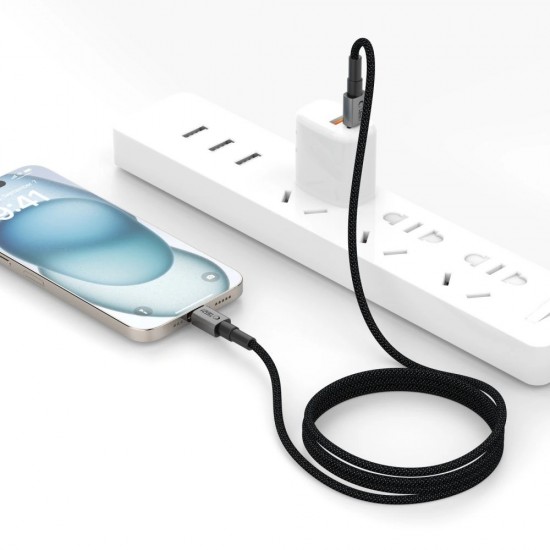 Tech-Protect Ultraboost DNA USB-C / Lightning PD27W/3A cable 25 cm - gray