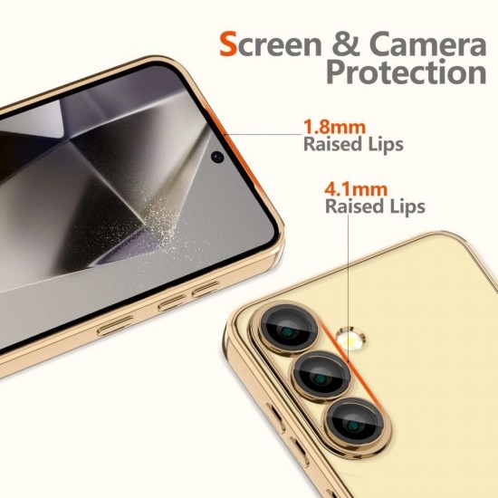 Tech-Protect MagFlex MagSafe Case for Samsung Galaxy A56 5G - Transparent Gold