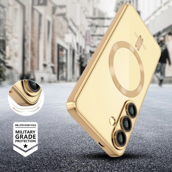 Tech-Protect MagFlex MagSafe Case for Samsung Galaxy A56 5G - Transparent Gold