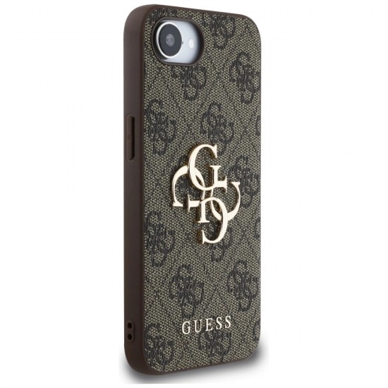 Guess 4G Big Logo Case for iPhone 16e - Brown