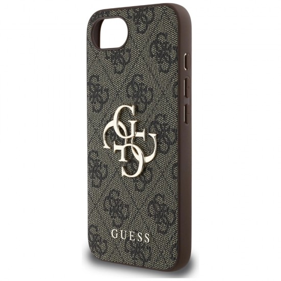 Guess 4G Big Logo Case for iPhone 16e - Brown