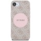 Guess 4G Circle Classic Logo MagSafe case for iPhone 16e - pink