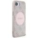 Guess 4G Circle Classic Logo MagSafe case for iPhone 16e - pink