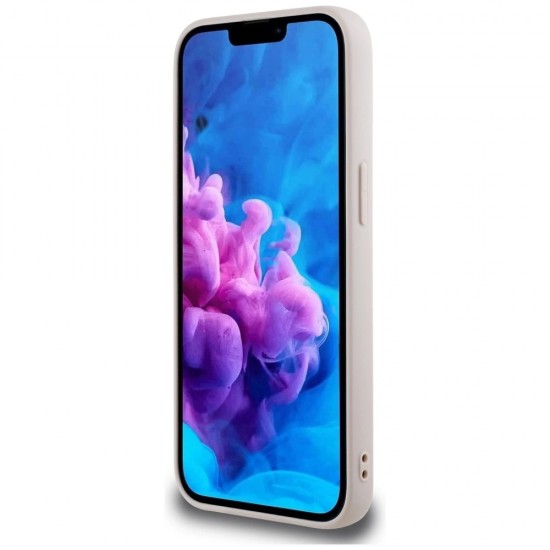 Guess 4G Circle Classic Logo MagSafe case for iPhone 16e - pink